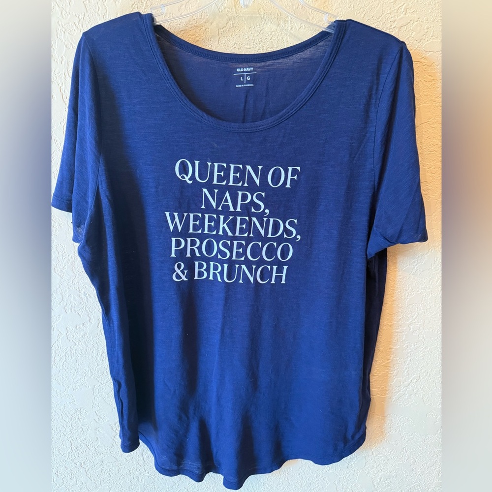 Old Navy T-Shirt with Fun Slogan